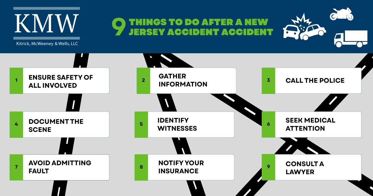 steps to take after a New Jersey accident